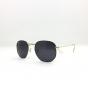 Polarized Premium Quality 100% UV Protected Black Frame Black Shaded Lens Unisex Sunglasses  Aviator (Free Size) 
